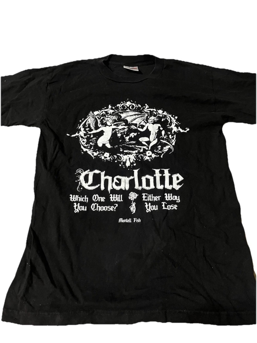 Charlotte Graphic Short Sleeve Tee - Black